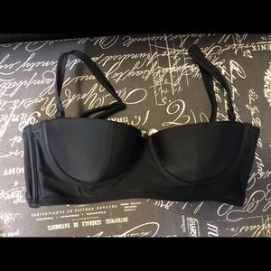 Black bathing suit top